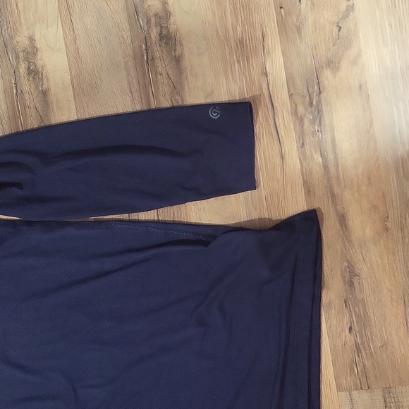 CHAMPION C9 Navy Blue Long Sleeve Tech Tee Shirt - Picture 4 of 10